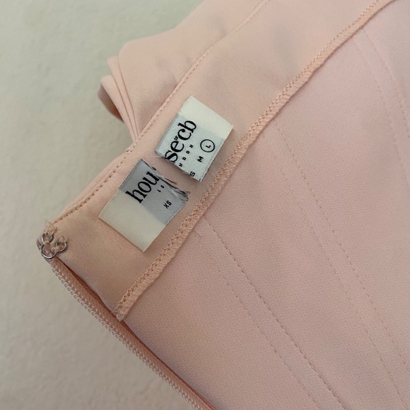 House Of CB 'Coraline' Blush Satin Corset Dress size Large - Picture 12 of 14